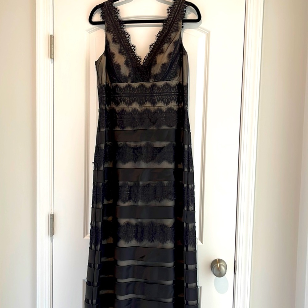 JS Collection Black Lace Gown